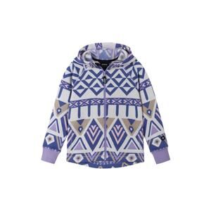 Reima Northern Fleece Geometric Print Sustainable Zip-up Jacket, US Kids 9